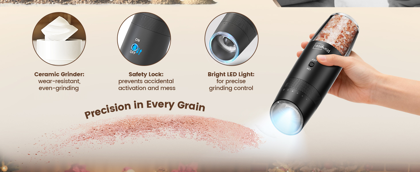LED light makes every seasoning more precise