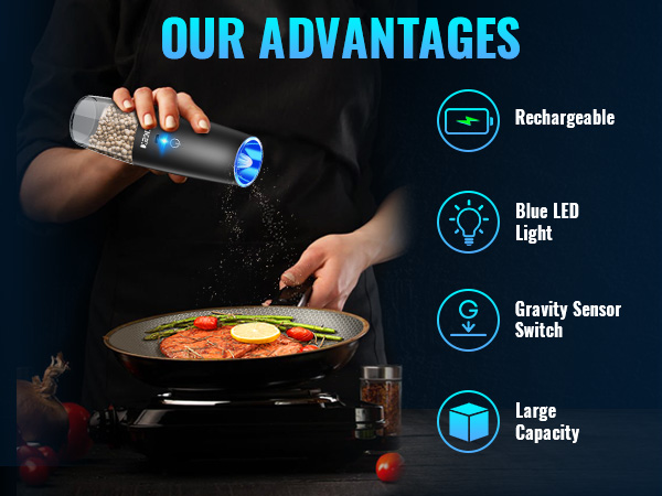 Pepper and Salt Grinder Set