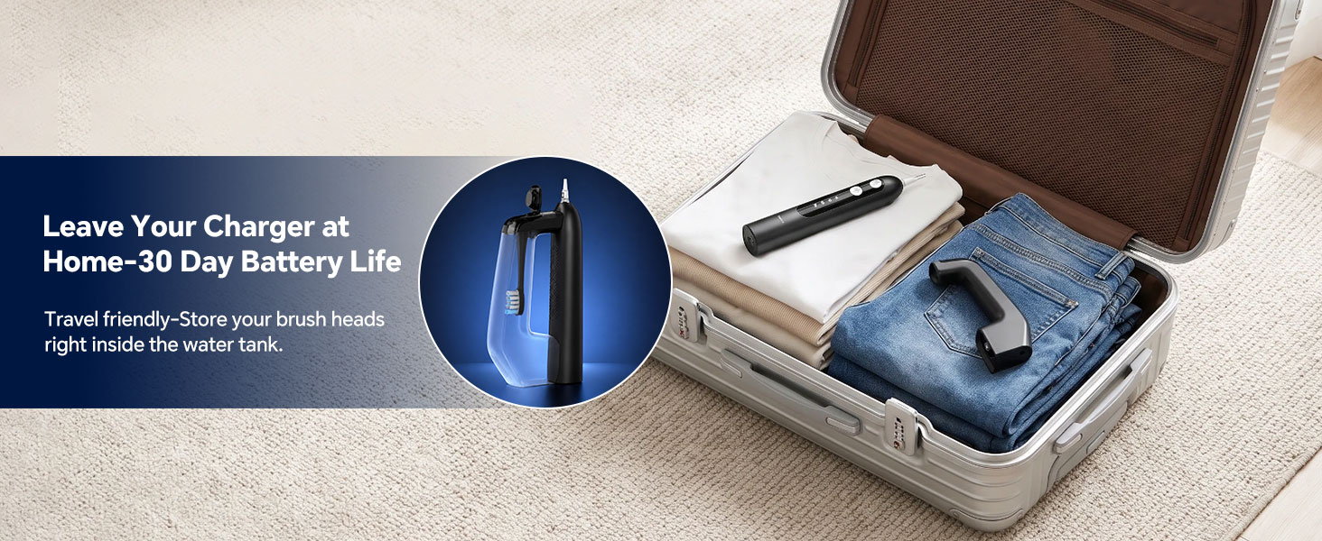 Leave Your Charger atHome-30 Day Battery Life