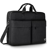 KINGSLONG 17.3 inch Laptop Briefcase Bag for Men Women, Laptop Messenger Bag with Shoulder Strap,...