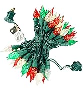 BOHON Christmas Lights Multicolor 19Ft 70 LEDs UL Certified LED String Lights Plug in Indoor/Outd...