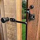 gate latch door locks outdoor fence lock wooden hardware shed latches metal gates safety farm slide