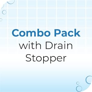 combo pack drain stopper hair catcher