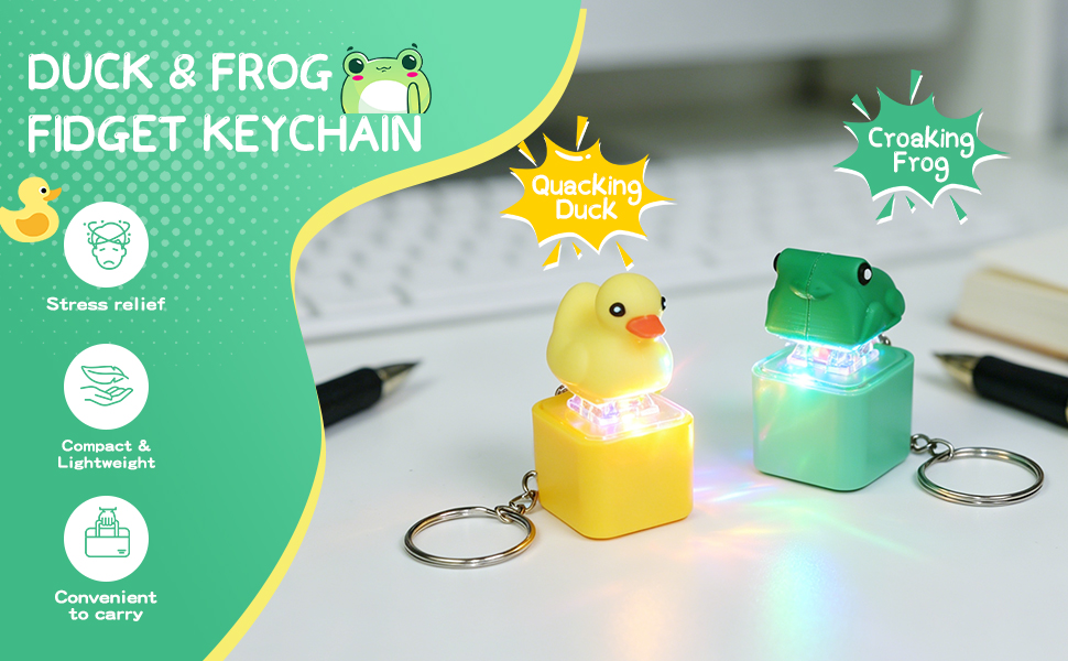 Keyboard Clicker Keychains