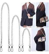 Hongbaite 3 Pack Light-Gold/Silver Chain for Purse Strap (16",36",48")