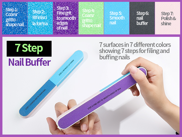 nail buffers and files