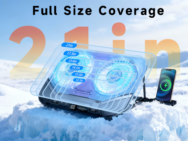 laptop stand with fan