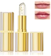 Loobexery Transferproof Color Changing Lipstick, Color Changing Lipstick for Women, Gold Crystal ...