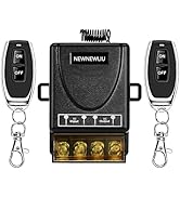 NEWNEWLIU 12 Volt Remote Switch Wireless,DC12V/24V/48V/72V/30A Relay,Remote Control Switch,RF Rem...