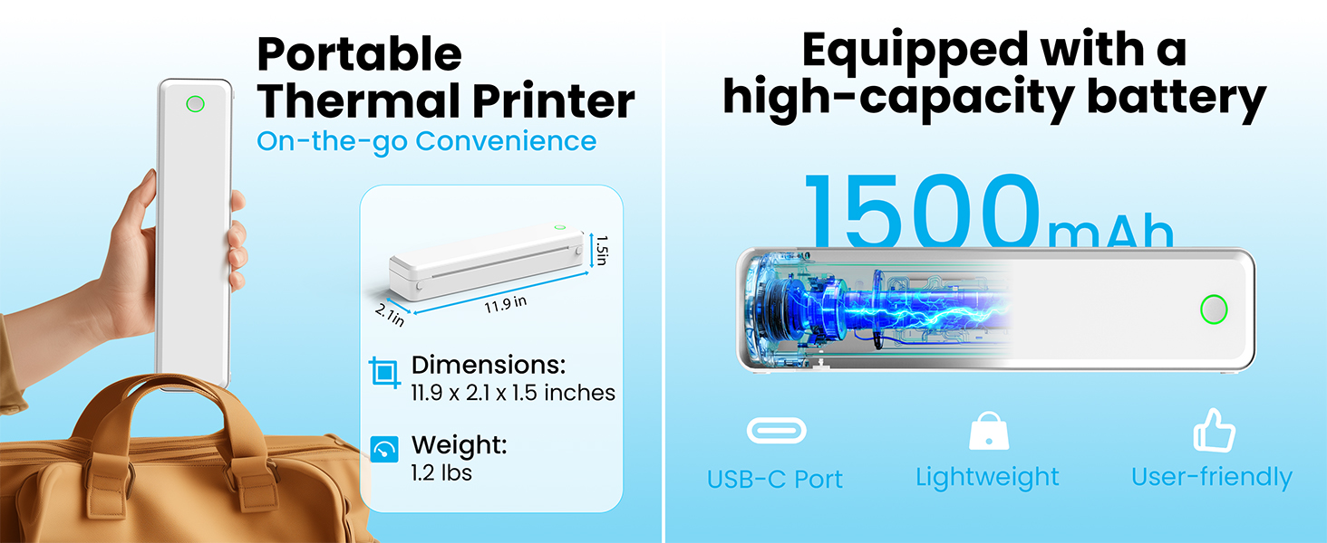Portable Thermal Printer