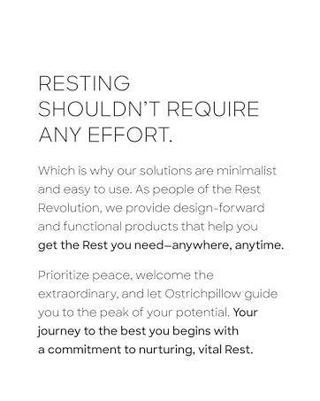 Resting shouldn't require any effort