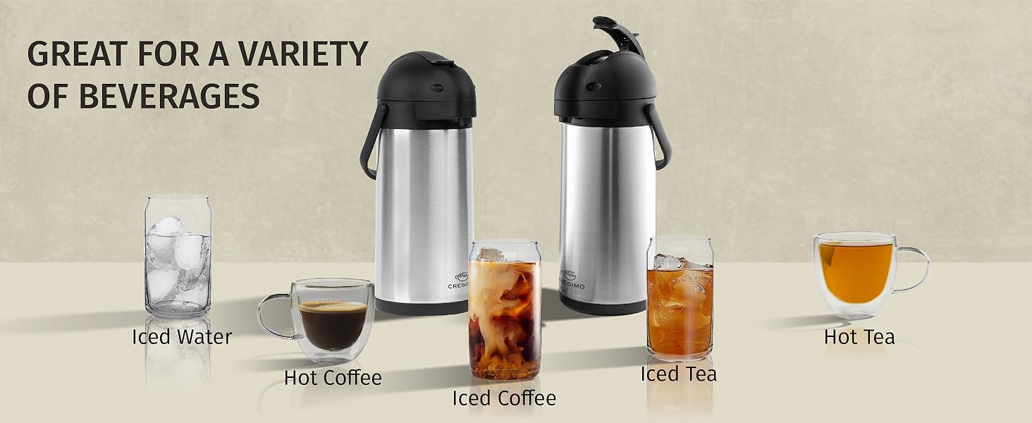 beverage dispenser for coffee, hot water, hot chocolate, iced tea, hot tea, hot water