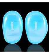 FILFEEL Ear Cover Protector, 2pcs Blue Ear Cover Anti Staining Plastic Guard Earmuffs From The Dye