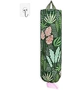 SYIPO Plastic Bag Holder, Reusable Grocery Bag Organizer, Wall Mount, 1 Pack, Seaweed