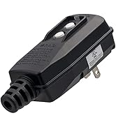 ELEGRP G1215PA2 G20PASR Patented Auto-Monitoring GFCI Replacement Plug Assembly, Auto Reset 15 Am...