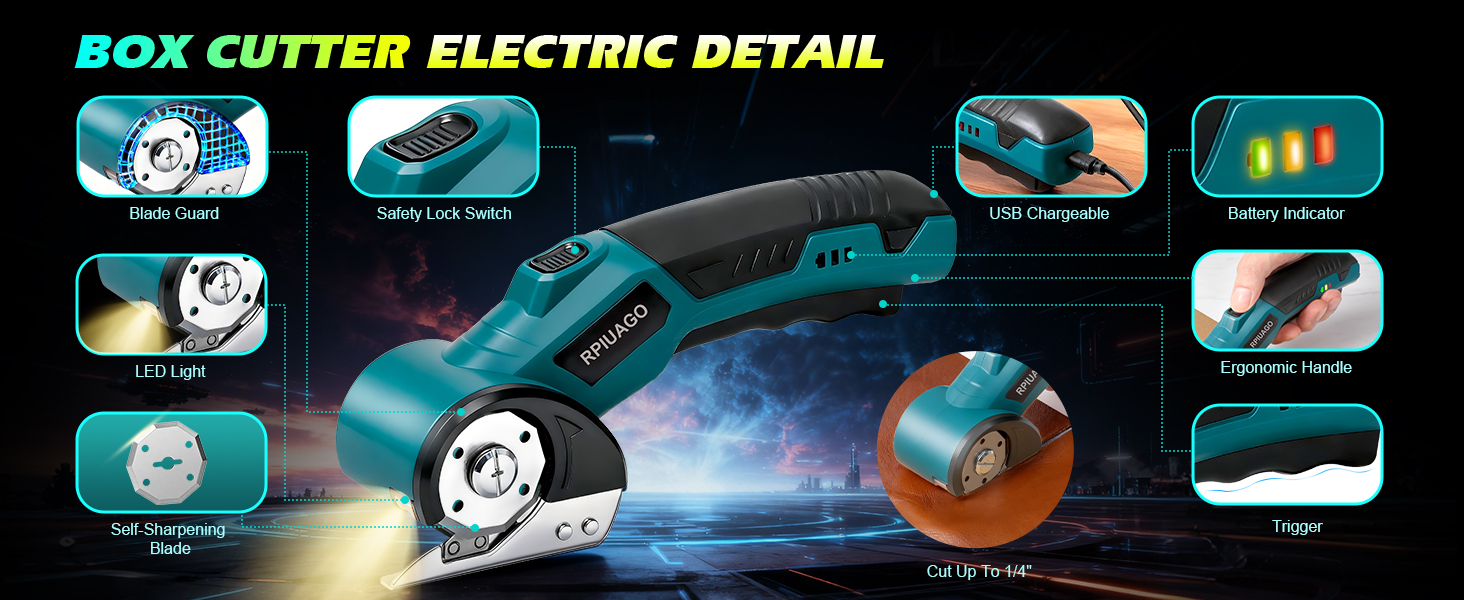 Electric Box Cutter for Cardboard