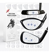 FINGER TEN Golf Club Impact Tape Stickers Labels for Driver Woods Irons Putters Ball Hitting Reco...