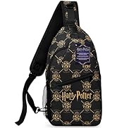Get Trend Harry Potter Crossbody Bags for Women Girls Teens Cute Travel Bag (Black Harry Potter)