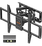 ELIVED TV Wall Mount for Most 37-75 Inch Flat Screen TVs, Swivel and Tilt Full Motion TV Mount Br...