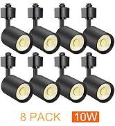 VANoopee 10W Dimmable LED Track Lighting Heads H Type Track Light Replacement Fixtures Bright 300...