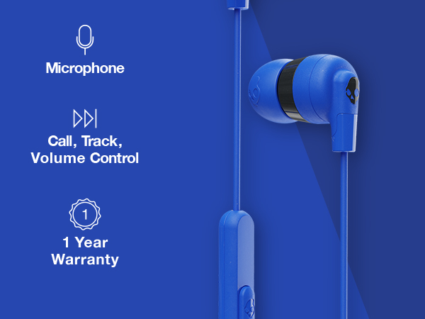 Skullcandy Ink'd+ Wired Earbuds
