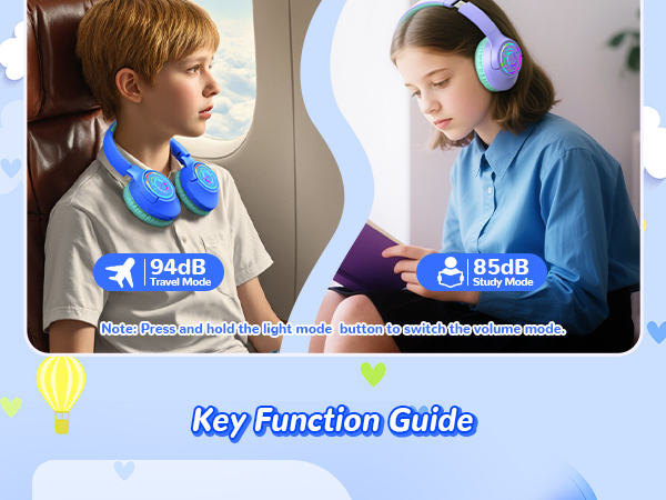 Bluetooth kids headphones