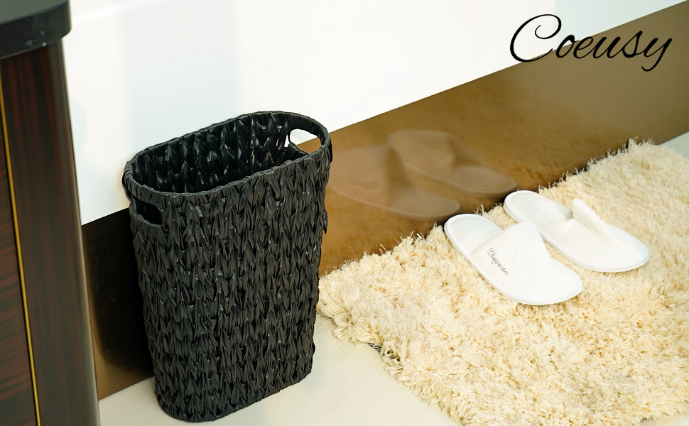 bathroom basket bathroom wastebasket rattan trash can bedroom furniture