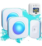 Wireless Doorbells for Home Battery Operated Doorbell at 1200 Feet with Flashing Light 36 Melodie...