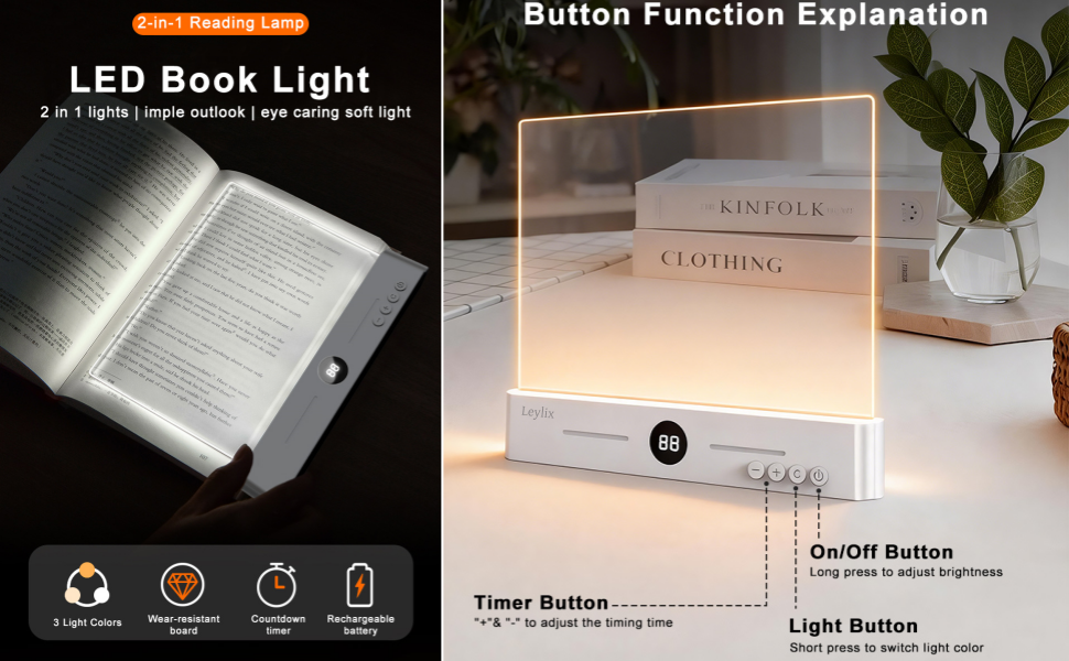 night reading light for book
