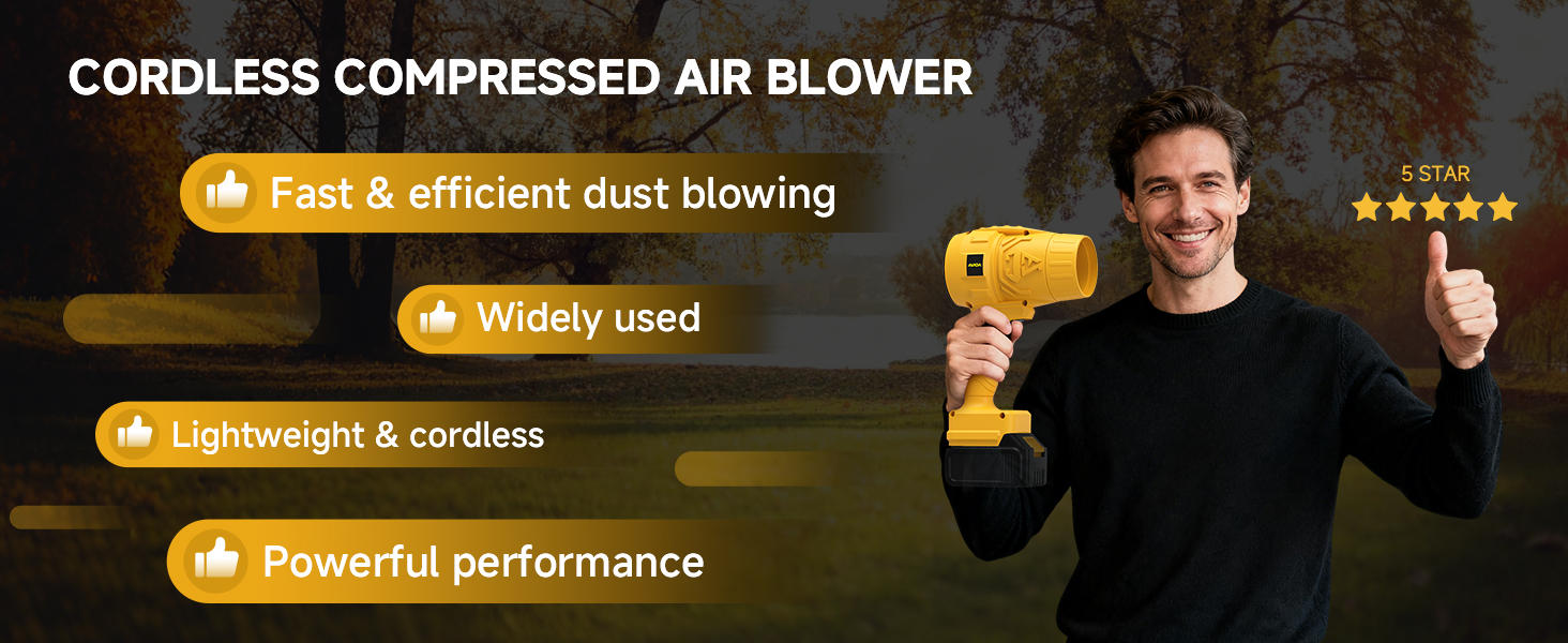 Cordless Leaf Blower Compatible With Dewalt 20v Max Battery
