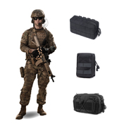 TRIWONDER Molle Pouches, Tactical Compact Water-Resistant EDC Utility Pouch Waist Bags with Bunge...