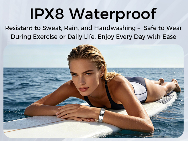 IPX8 waterproof smartwatch for daily use