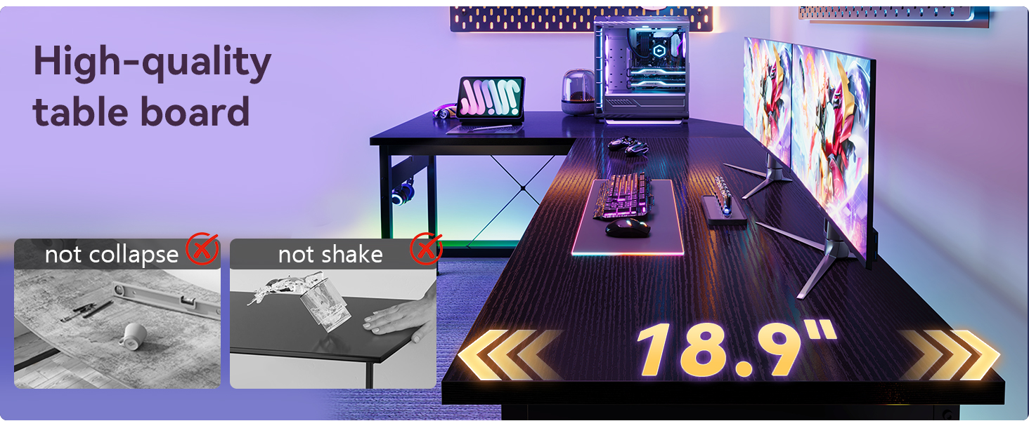 l shaped desk