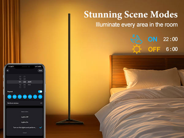 Stunning Scene Modes Light up every room in your room with different scene modes