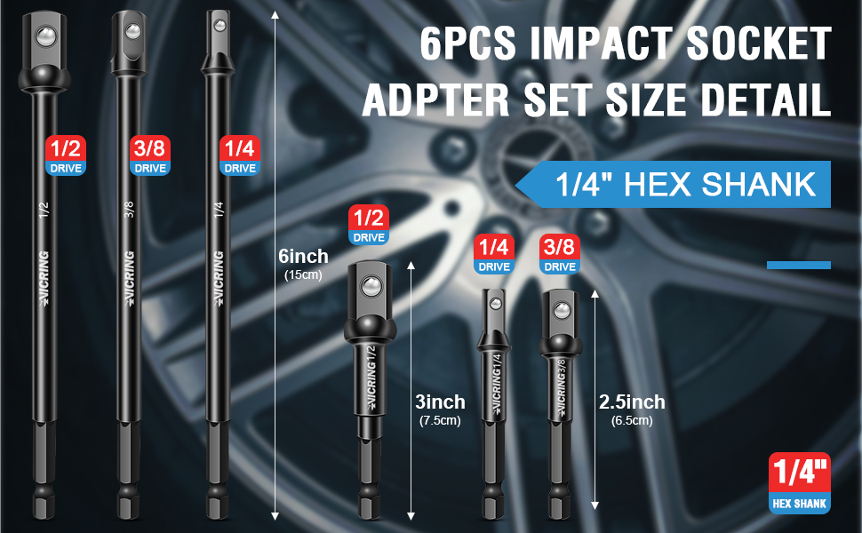socket adapter set 1/2 to 3/8 socket adapter drill socket adapter impact socket adapter