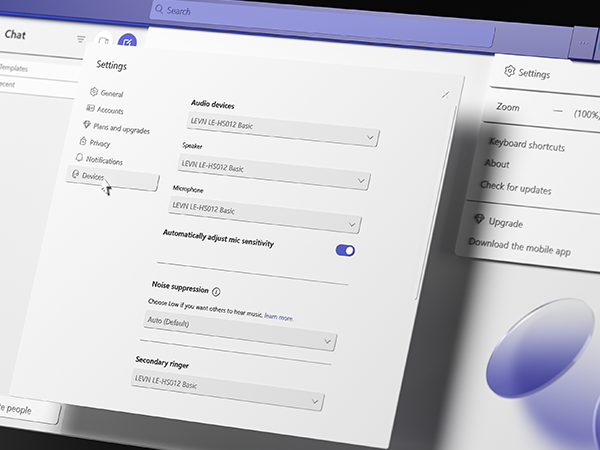 Conference software setup
