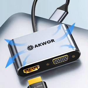 usb c to hdmi vga adapter