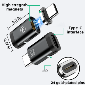 USB TYPE C MAGNETIC ADAPTER
