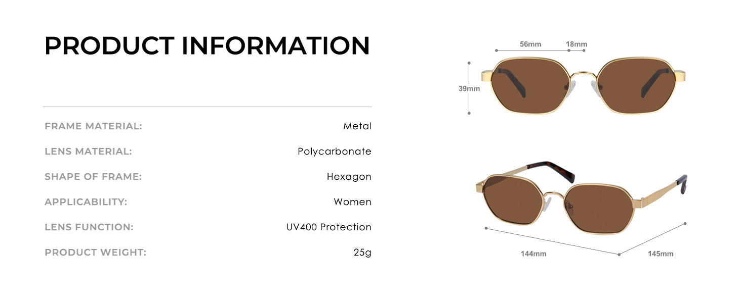 hexagon sunglasses