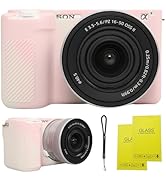 Camera Case for Sony ZV-E10 II/ZV-E10M2 Digital Camera,ZV-E10 II Soft Silicone Protective Bag,Ant...