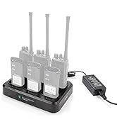 Six-Way Charger Multi Unit Charger for Motorola Radio HT750 HT1250 PR860 EX500 MTX950 HT1250 PRO7...
