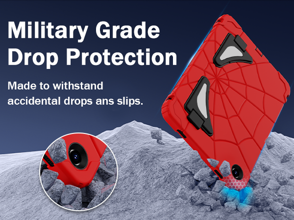 Spider-Galaxy Tab A11 Plus- Red Black M5