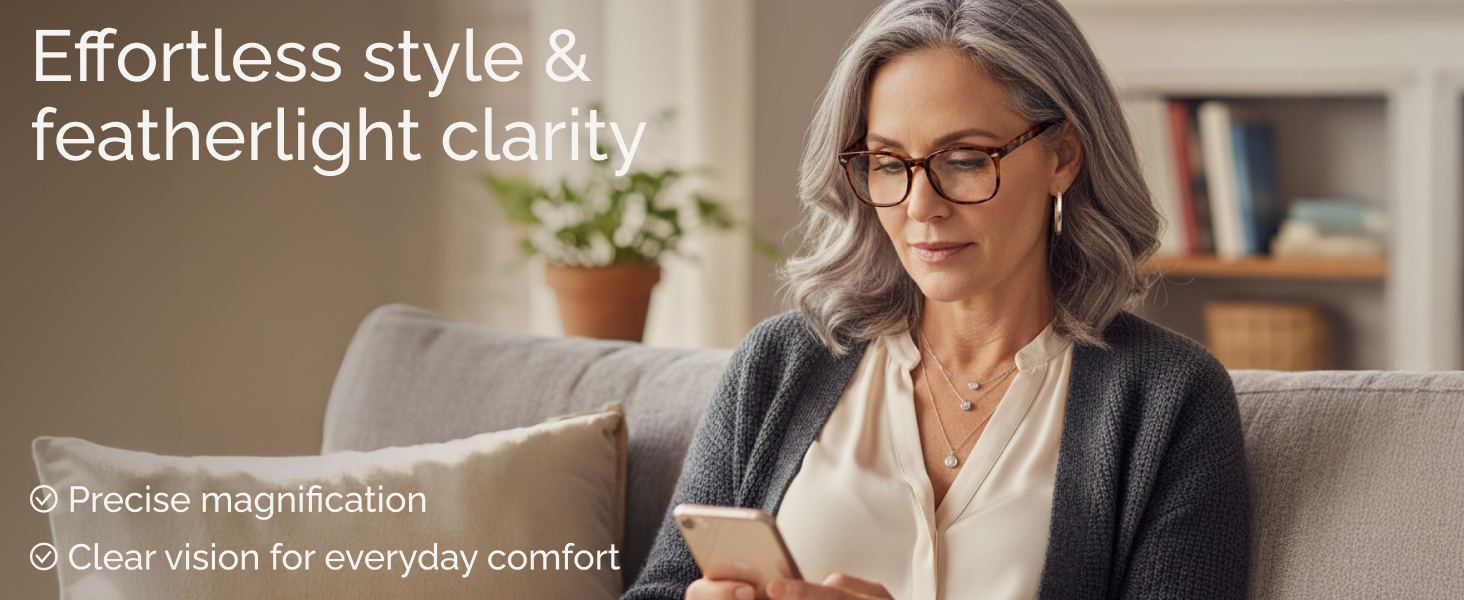 CCVOO Reading Glasses for Women