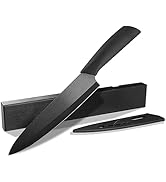 YUSOTAN Ceramic Kitchen Knife 8-inch Multifunctional Knife Zirconia Ceramic Material Health Stain...