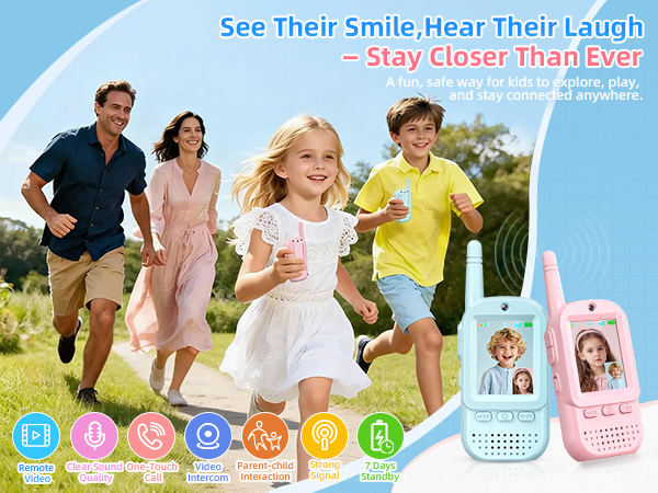 Video Walkie Talkies for Kids