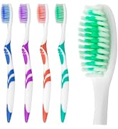Trail maker 100 Pack Toothbrushes in Assorted Colors, 46 Soft Bristle Head - Hospitality, Hotel, ...