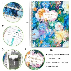 2026-2027 monthly planner