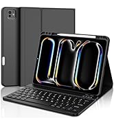 iPad Pro 11 inch Case with Keyboard (M4) 2024, Detachable Bluetooth Keyboard, Long Battery Life, ...