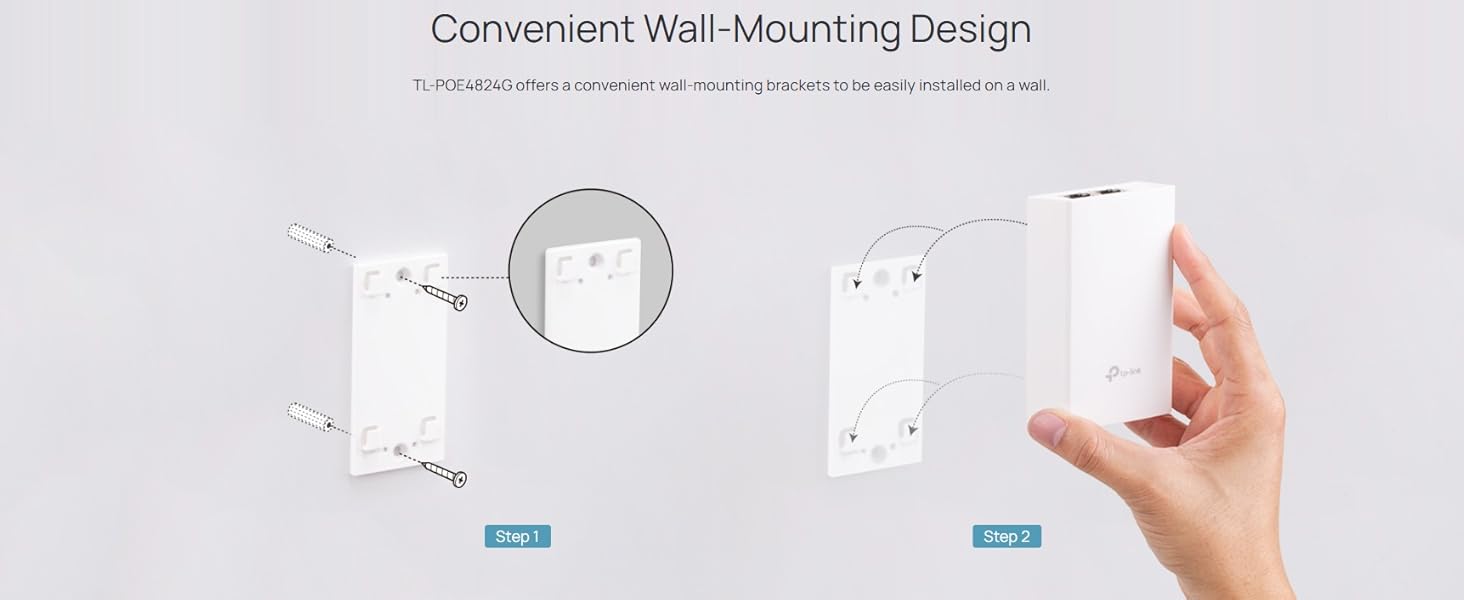Gigabit 48VDC Passive PoE Adapter