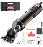 SENCAN Sheep Clippers Sheep Shears,750W Farm Livestock Grooming Kit for Sheep Equine Goat Pony Ca...